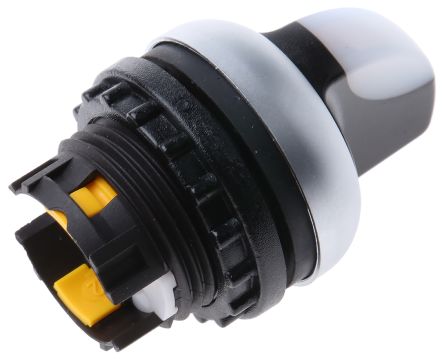 Eaton RMQ-Titan Series 3 Position Illuminated Selector Switch Head, 22 mm Cutout, White Handle, IP66