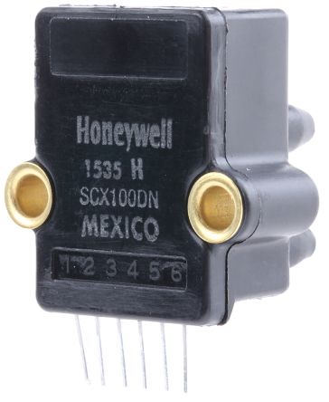 Honeywell SCX Series Pressure Sensor, Wheatstone Bridge Output 0 psi, Differential Reading 100 psi