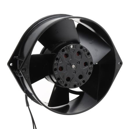 ebm-papst W2S130 Series Axial Fan, 230V ac, 385 m³/h, 47 W, 450 mA Max, IP22 150 mm, 55mm, 55 mm