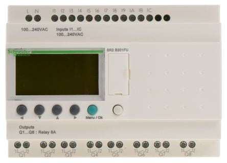 Schneider Electric Zelio Logic Series Logic Module, Relay Output, 12-Input, Discrete Input