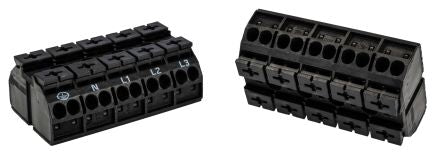 WAGO 862 Series Terminal Strip, 5-Way, 12AWG, 20 AWG Wire, 32A Cage Clamp