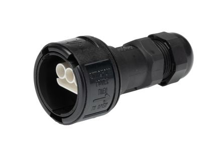 ABB 3 Pole IP68 Rating Cable Main In-Line Connector Female, 16A