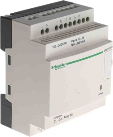 Schneider Electric Zelio Logic Series Logic Module, Relay Output, 6-Input, Discrete Input