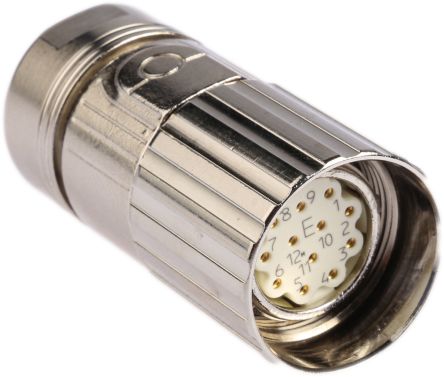 SICK Circular Connector, 12 Contacts, Cable, M23 Connector, Socket, Female, IP66, IP67, DOS-2312 Series
