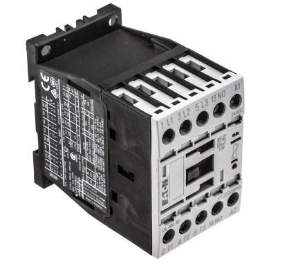 Eaton DILM Contactor, 24V dc Coil, 3-Pole, 9 A, 4 kW 24V dc, 3 NO, 400V ac