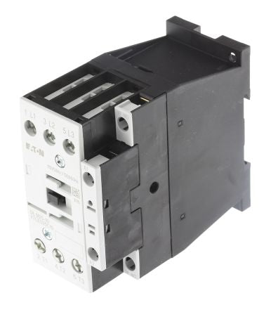 Eaton DILM Contactor, 110V ac Coil, 3-Pole, 25 A, 11 kW 110V ac, 3 NO, 400V ac