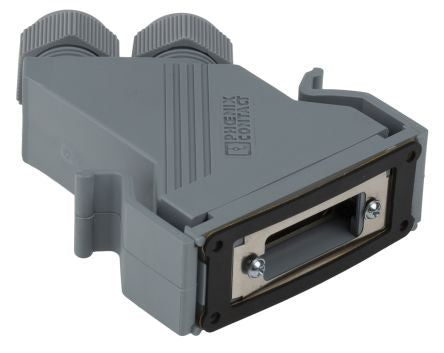 Phoenix Contact VS-15-SET-EMV Series Polyamide 45° D-Sub Backshell, 15 Way