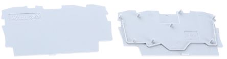 WAGO End & Intermediate Plate for Use with 2002 Series Terminal Blocks, IECEx