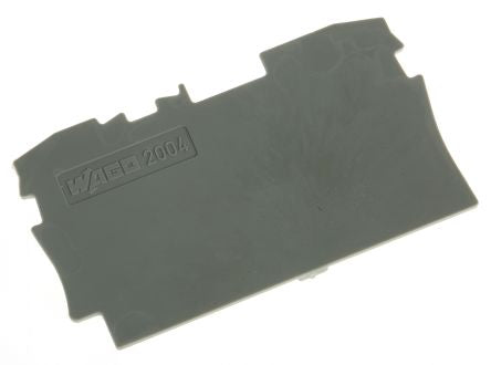 WAGO End & Intermediate Plate for Use with 2004 Series Terminal Blocks
