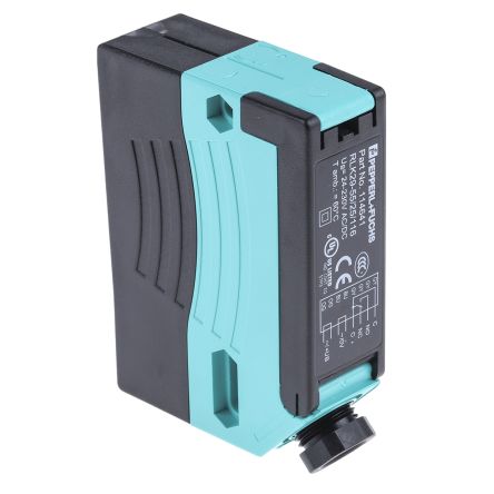 Pepperl + Fuchs Retroreflective Photoelectric Sensor, Block Sensor