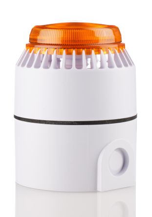 Eaton Amber Sounder-Beacon Combination, IP54, IP65 24V dc Wall 101 dB @ 1m