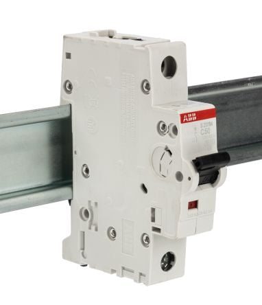 ABB System Pro M Compact System Pro M Compact Miniature Circuit Breaker, 1-Pole, 50A, Type C, 253V ac AC, 72 V dc DC, 10