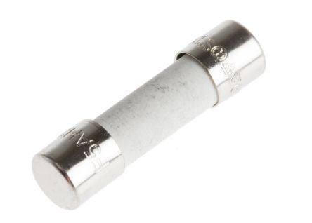 Eaton 5A F Ceramic Cartridge Fuse, 5 x 20 mm