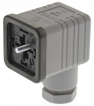 Hirschmann GDM 3+E DIN 43650 A Solenoid Valve Connector Female, 250V Voltage
