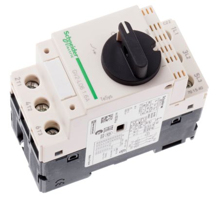Schneider Electric 1A, 1.7 A TeSyS GV Motor Protection Circuit Breaker, 690V, 60 °C, -20 °C