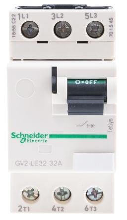 Schneider Electric 32A TeSyS GV Motor Protection Circuit Breaker, 690V, 60 °C, -20 °C