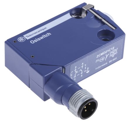 Telemecanique Sensors ZCMD Series Limit Switch Body, 1 NO/1 NC, IP67, IP66, Zamak Housing, 50V ac, 3A