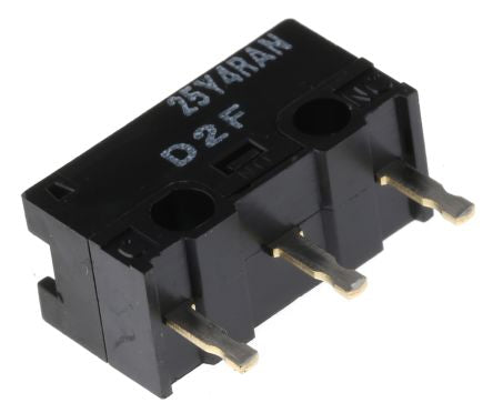Omron Pin Plunger Subminiature Micro Switch, PCB Terminal Terminal, 3A, 30 V dc, SPDT, IP40