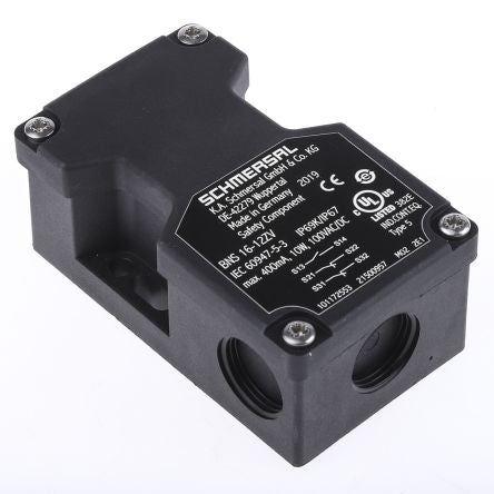 Schmersal BNS16 Series Magnetic Safety Switch, Plastic Housing, 100V dc, 2 NO, NC, M20