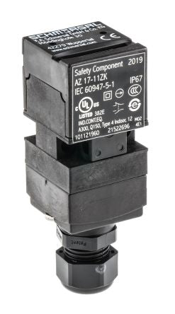 Schmersal AZ17 Safety Interlock Switch, Keyed, Fibreglass Reinforced Thermoplastic, Interlock