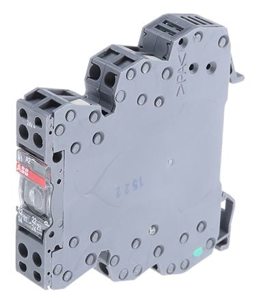 ABB R600 Series Interface Relay, DIN Rail, 24V ac/dc Coil, DPDT, 20mA