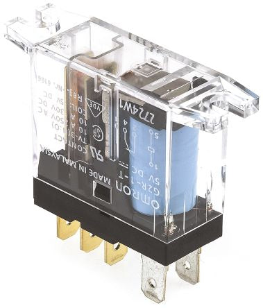 Omron Panel Power Relay, 5V dc Coil, 10A Switching Current, SPDT