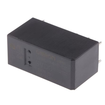 Omron PCB Power Relay, 5V dc Coil, 16A Switching Current, SPDT