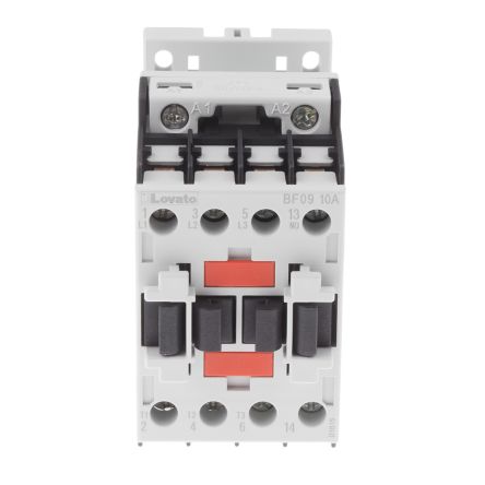 Lovato BF Contactor, 24V ac Coil, 3-Pole, 9 A, 4 kW, 3 NO, 440V ac