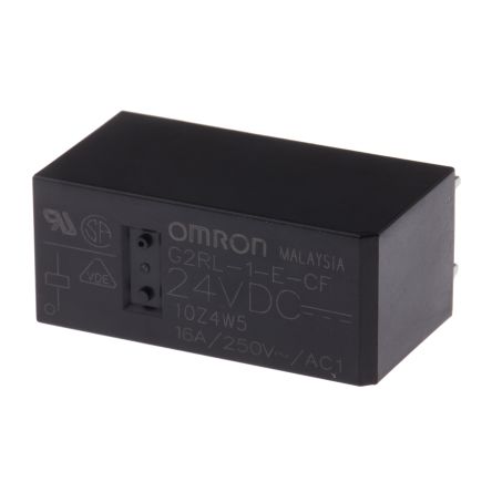 Omron PCB Power Relay, 24V dc Coil, 16A Switching Current, SPDT