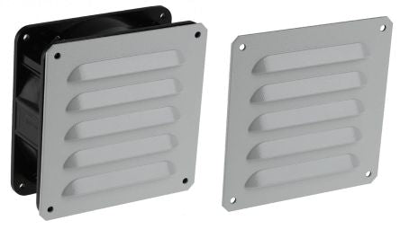 Schneider Electric ClimaSys Series Filter Fan, 230V ac, AC, 54 m³/h Filtered, 170 m³/h Unimpeded, IP33, 120 mm, 120 mm x
