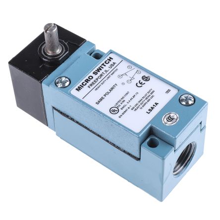 Honeywell HDLS Series Side Rotary Limit Switch, SPDT, IP67, Die Cast Zinc Housing, 600V