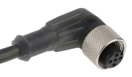 Telemecanique Sensors Female 5 way Right Angle to Female Unterminated Sensor Actuator Cable, 5 m