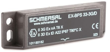 Schmersal EX-BNS 33 Series Magnetic Non-Contact Safety Switch, Plastic Housing, 100V dc, 1 NO/2 NC, 1 NO/1 NC, 2 NC,