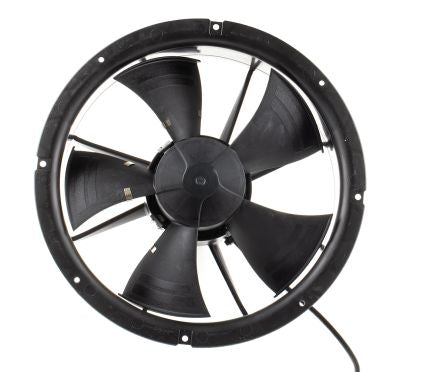 ebm-papst W1G230 Series Axial Fan, 230V ac, 1000 m³/h, 26 W, 260 mA Max 280 mm, 280mm, 78.5 mm