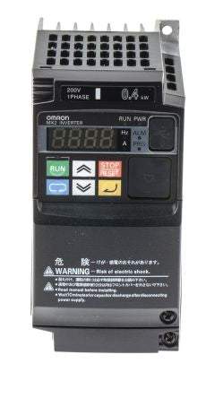Omron Inverter Drive, 0.4 kW, 1 Phase, 3G3MX2 Series 240V 17.5 A