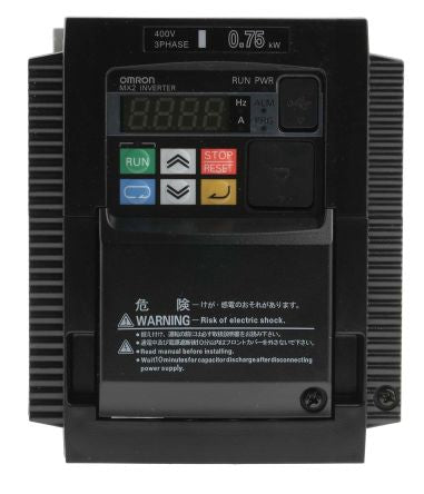 Omron Inverter Drive, 0.75 kW, 3 Phase, 3G3MX2 Series 480V 17.5 A