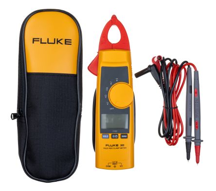 Fluke 365 Clamp Meter, 200.0 A 200.0 A 600 V dc 600 V ac CAT III Non-Contact Voltage Detector