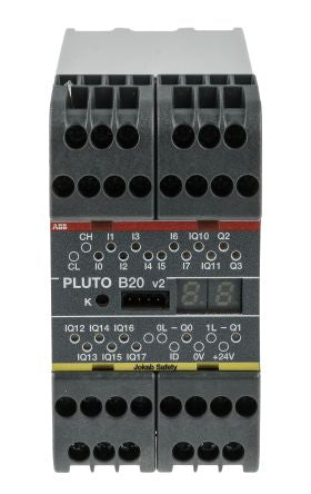 ABB 2TLA Series Safety Controller, 8 Safety Inputs, 4 Safety Outputs, 24V dc