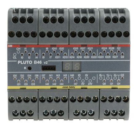 ABB 2TLA Series Safety Controller, 24 Safety Inputs, 6 Safety Outputs, 24V dc