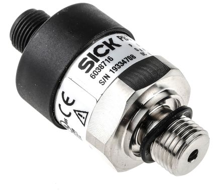 SICK PBT Series Pressure Sensor, Current Output 0 bar 1 bar, Gauge Reading