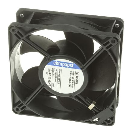 ebm-papst ACi 4400 Series Axial Fan, 115V ac, 175 m³/h, 4.4 W, 67 mA Max 119 mm, 119mm, 38 mm