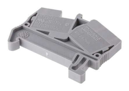 Phoenix Contact 3031720 STS 2.5-TWIN Series DIN Rail Terminal Block Grey, 0.08mm², 4 mm², 1-Level, Spring Cage, ATEX,