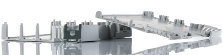 Phoenix Contact ME MAX 22.5 3-3 KMGY Series Electronic Housing for Use with DIN Rail Terminal Blocks