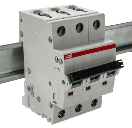 ABB System Pro M Compact S200 Miniature Circuit Breaker, 3-Pole, 32A, Type B, 400V ac AC, 6 kA Breaking Capacity