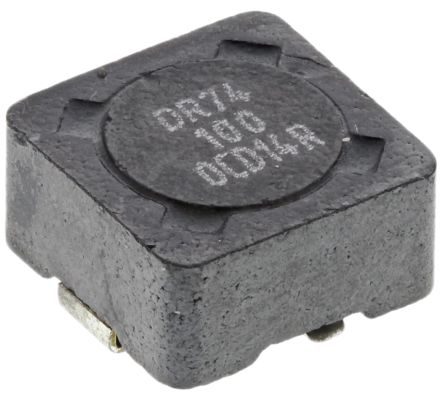 Eaton, DR, 0704 Shielded Wirewound Surface Mount Inductor with a Ferrite Core, 10 μH ±20 % 3.17 A Idc