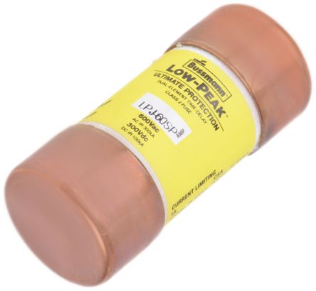 Eaton 60A T Cartridge Fuse, 25 x 60 mm