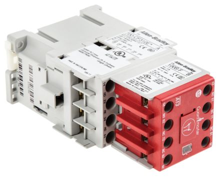 Allen Bradley 700S-CF Contactor, 24V dc Coil, 8-Pole, 25 A, 7.5 kW 24V dc, 1 NO/3 NC/3 NO/1 NC, 690V ac
