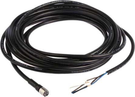 Omron Female 4 way Straight to Unterminated Free End Sensor Actuator Cable, 5 m