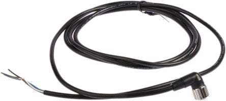 Omron Female 4 way Right Angle to Unterminated Sensor Actuator Cable