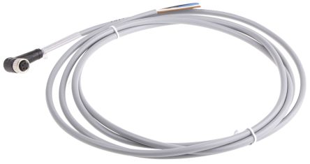 Pepperl + Fuchs Female 4 way Right Angle to Unterminated Sensor Actuator Cable, 2 m